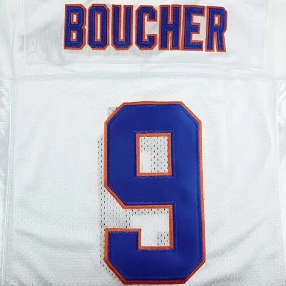 The Waterboy Bobby Boucher #9 Football Jersey Adam Sandler White Size Small - Picture 3 of 4